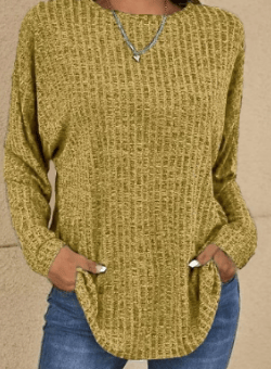 Casual Long-Sleeved Top