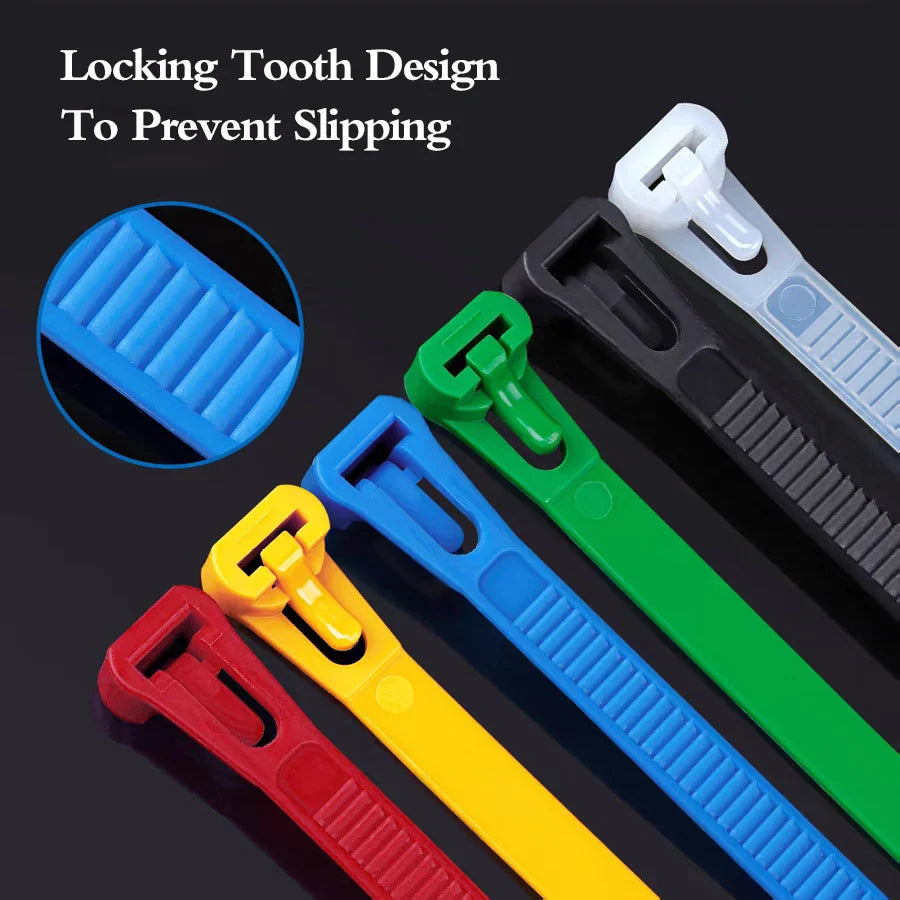 (🔥🎁2024 New Year Hot Sale🎁 48% OFF) - Buckle Self-locking Premium Nylon Cable Wire Ties