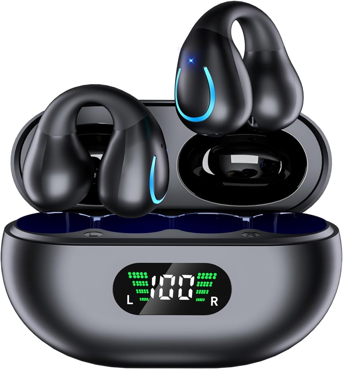 2025 New Arrival - Ear Clip Bluetooth Headphones with Touch Screen