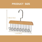 8 Hook Wooden Clothes Hanger