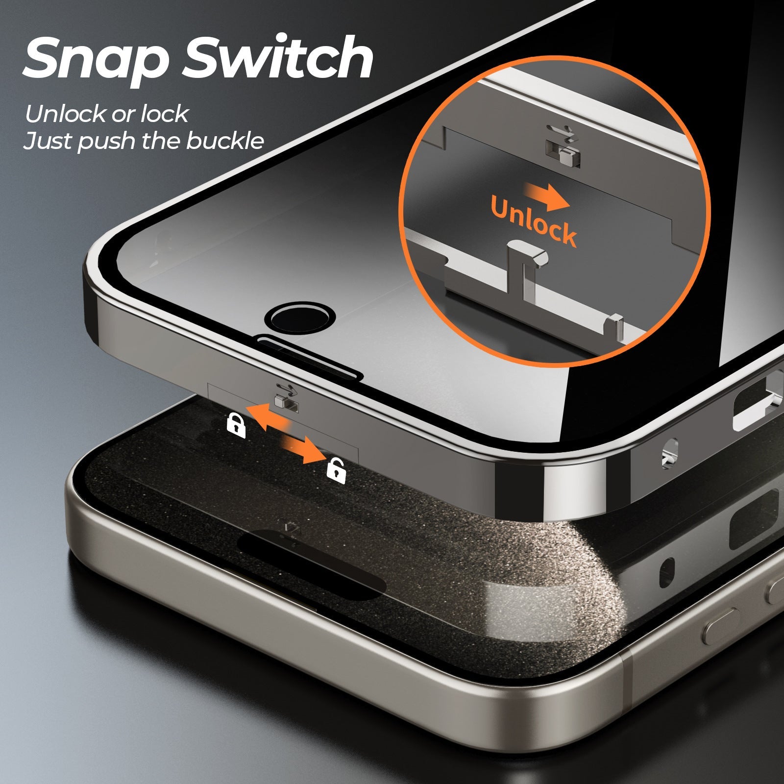 (🔥Last Day Promotion - 40% OFF)🔥📱iPhone Magnetic Privacy Case