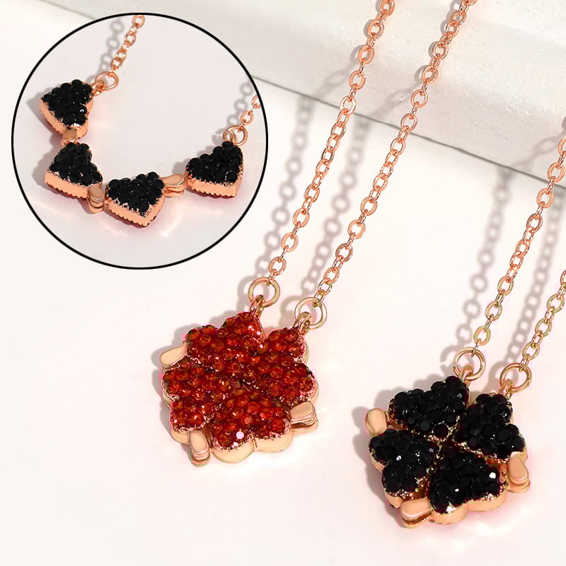 80% OFF Today Only! (4.8/5⭐⭐⭐⭐⭐)💕-Fashion Four-Leaf Clover Necklace