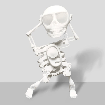 Dancing and Swinging 3D Skull Toy