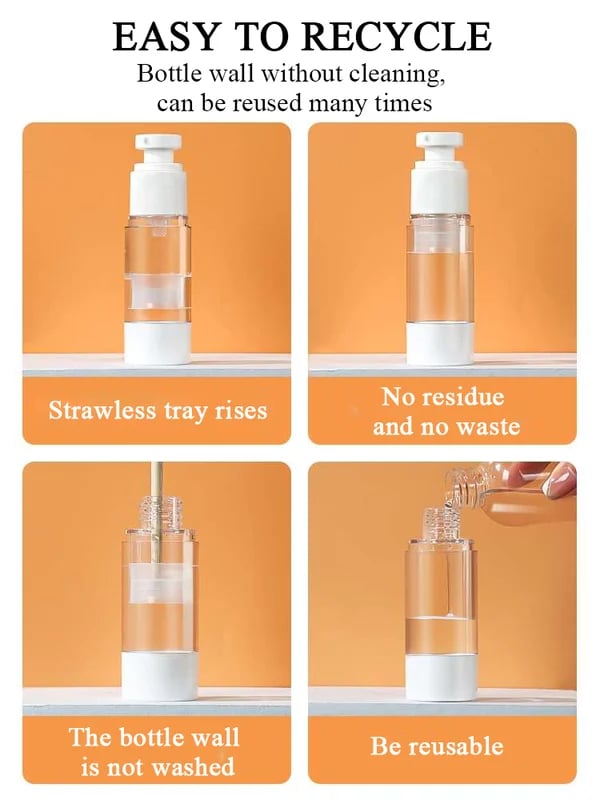 Anti-residue Vacuum Cosmetic Travel Container-🔥BUY MORE SAVE MORE🔥