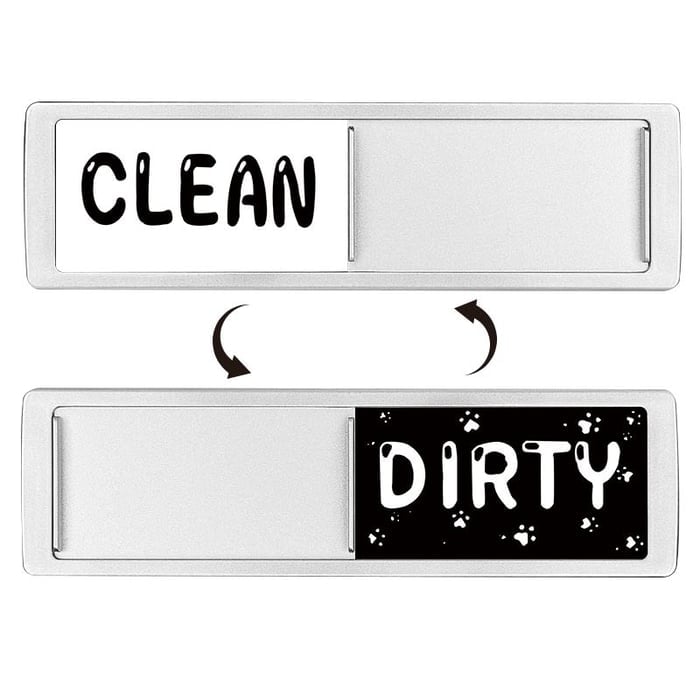 Clean Dirty Dishwasher Magnet Indicator Sign ✨