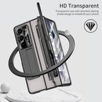 Armor Electroplated Shockproof Phone Case With Screen Protector For Galaxy Z Fold 6/5/4/3