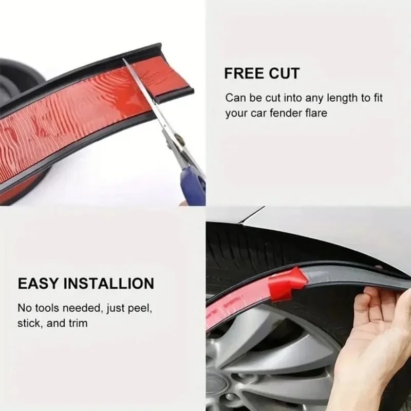 Carbon fiber pattern car anti-collision strip