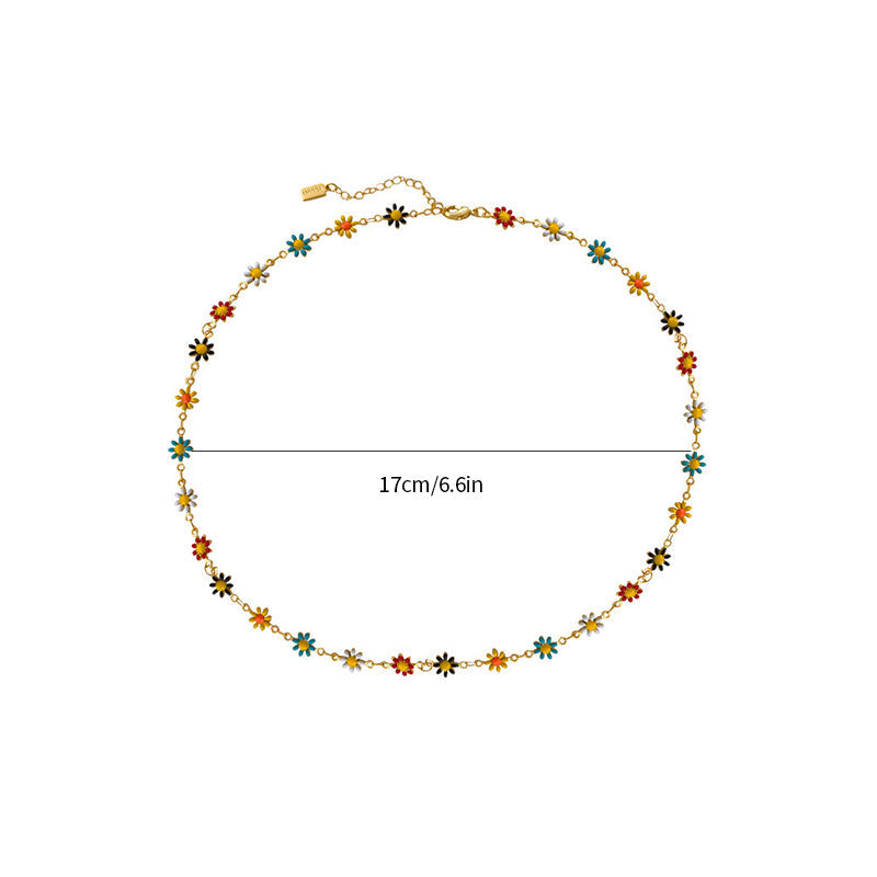 Daisy Bracelet and Necklace for Best Friends
