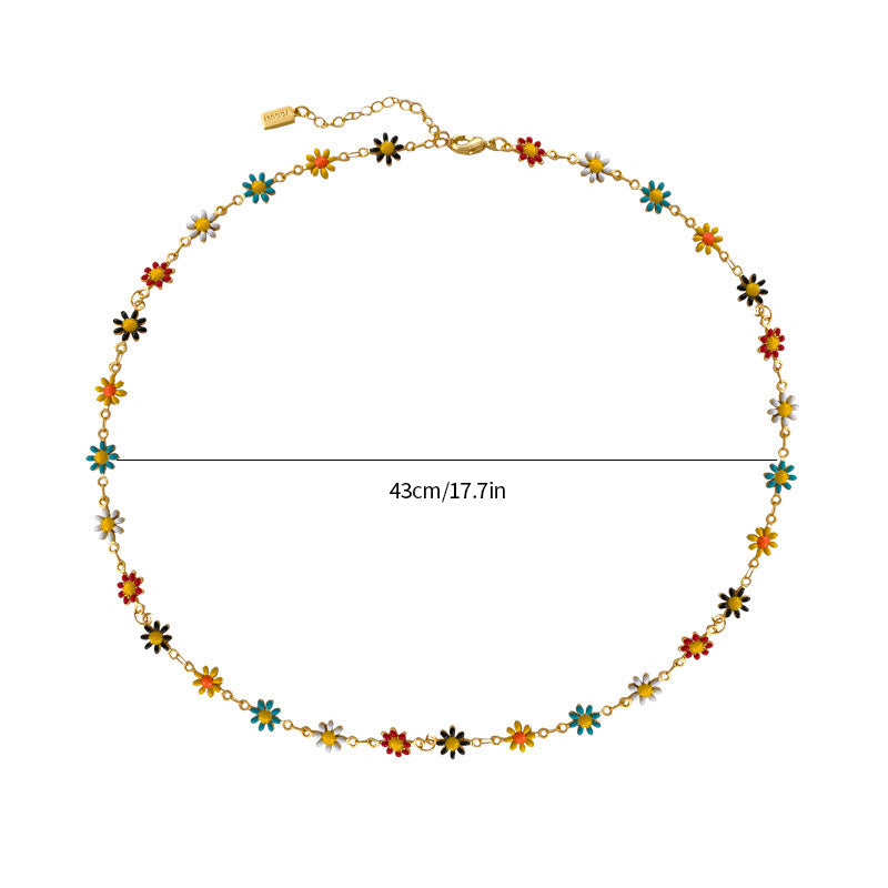 Daisy Bracelet and Necklace for Best Friends