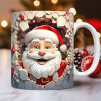 3D Christmas Creative Mug