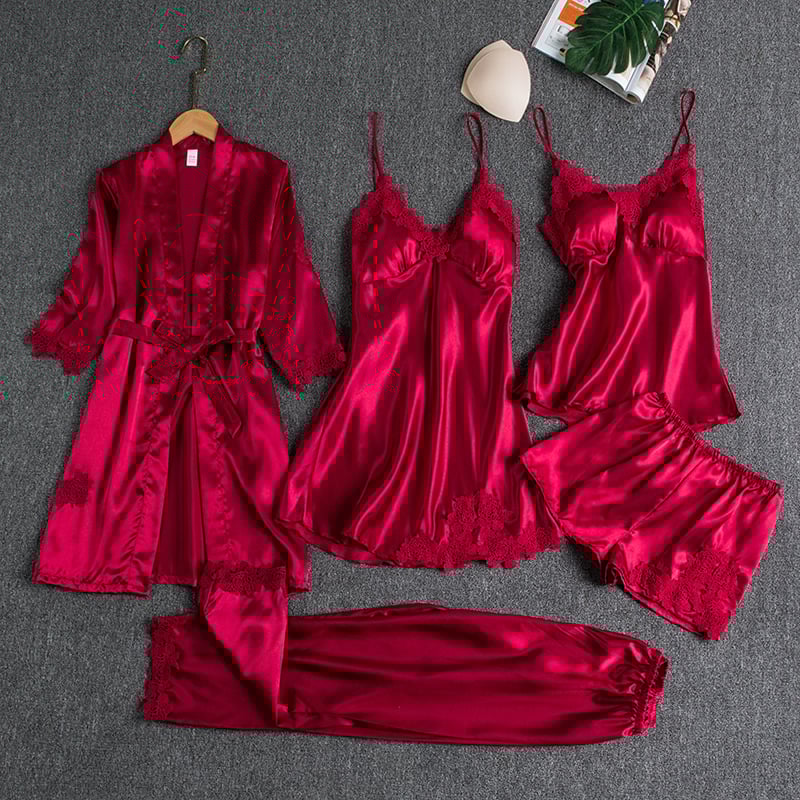 5 PIECES NIGHT DRESS