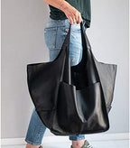 (🎄CHRISTMAS HOT SALE🎁) New Ladies Huge Oversized Leather Tote Bag