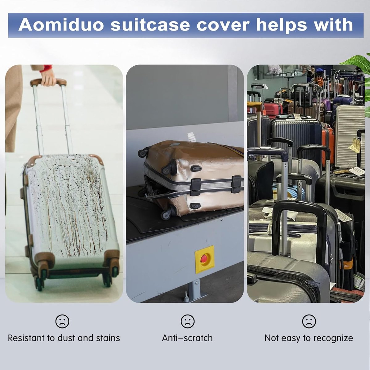 Clear Suitcase Cover Protector