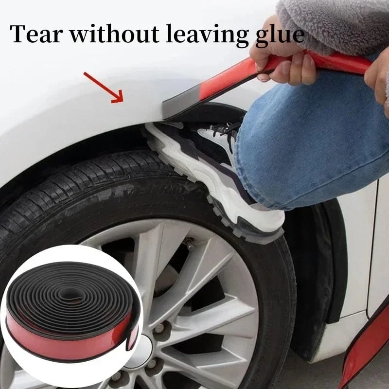 Carbon fiber pattern car anti-collision strip