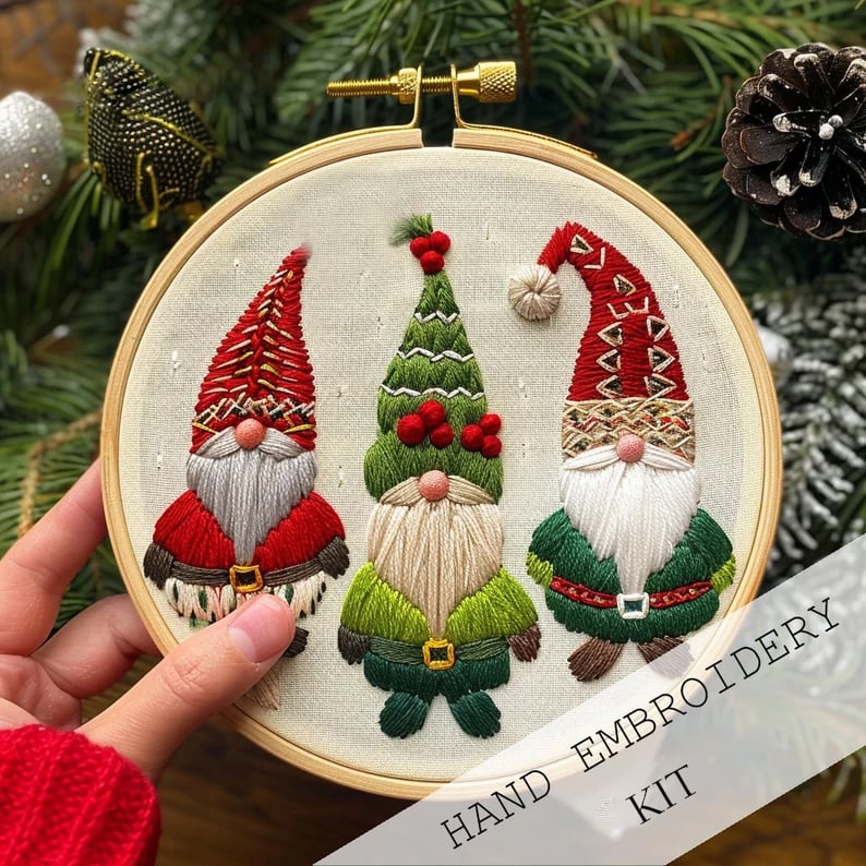 Christmas Embroidery KIT(DIY)