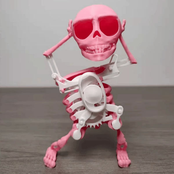 Dancing and Swinging 3D Skull Toy