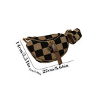 Checkered Waist Bag