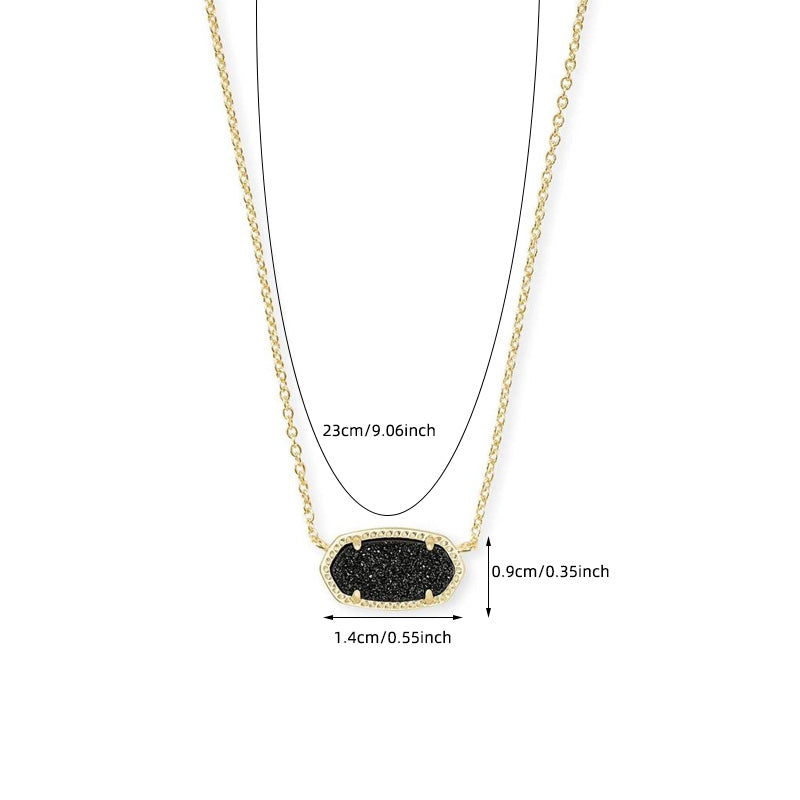Agate Tooth Necklace