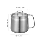 2-in-1 304 Stainless Steel Multifunctional Oil Strainer Pot