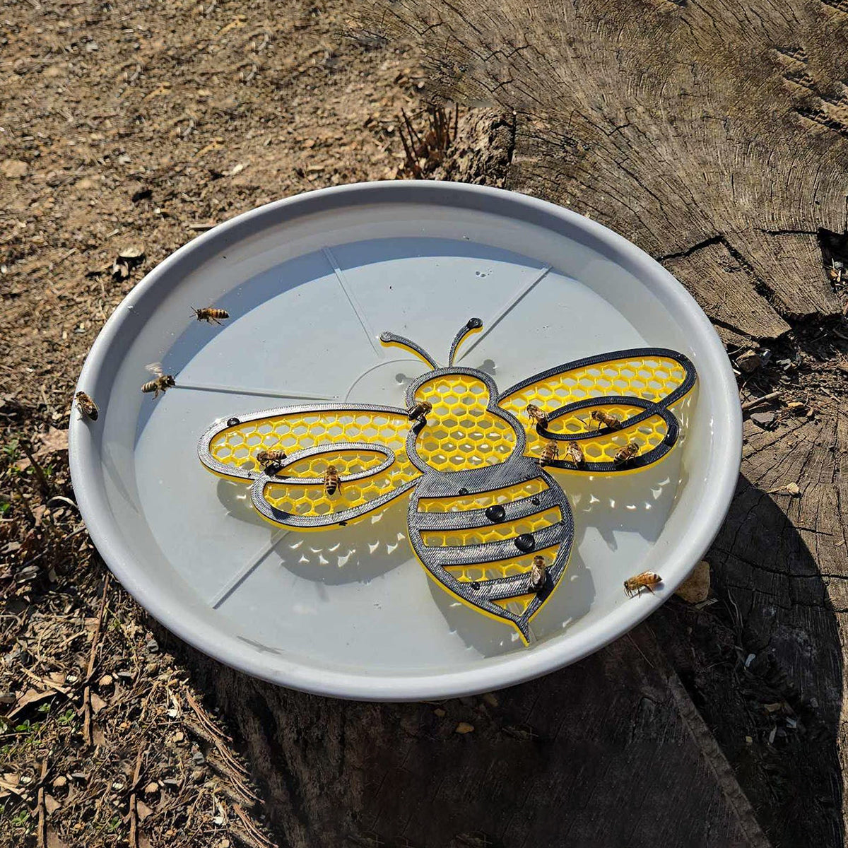 Bee Shaped Floating Pollinator Island