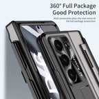 Armor Electroplated Shockproof Phone Case With Screen Protector For Galaxy Z Fold 6/5/4/3