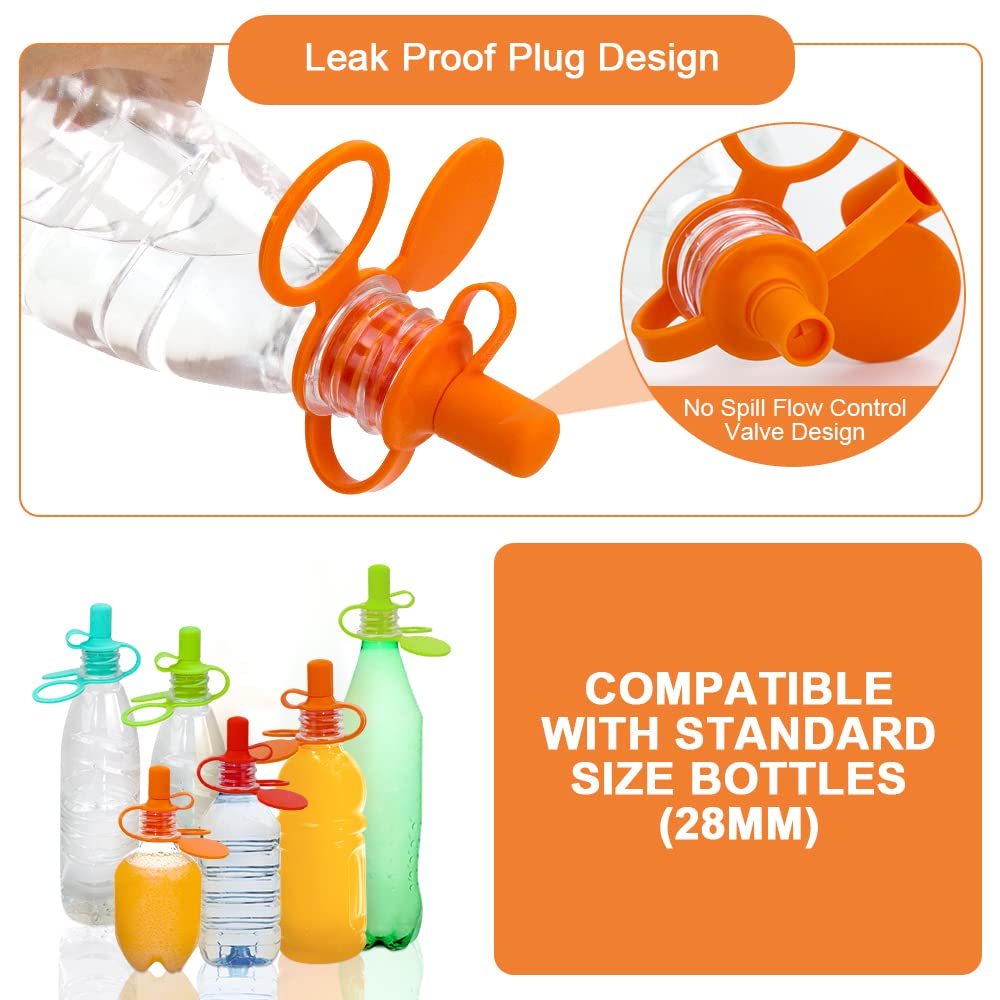 Baby Water Bottle Cap Silicone Bottles Top Spout