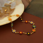 Daisy Bracelet and Necklace for Best Friends
