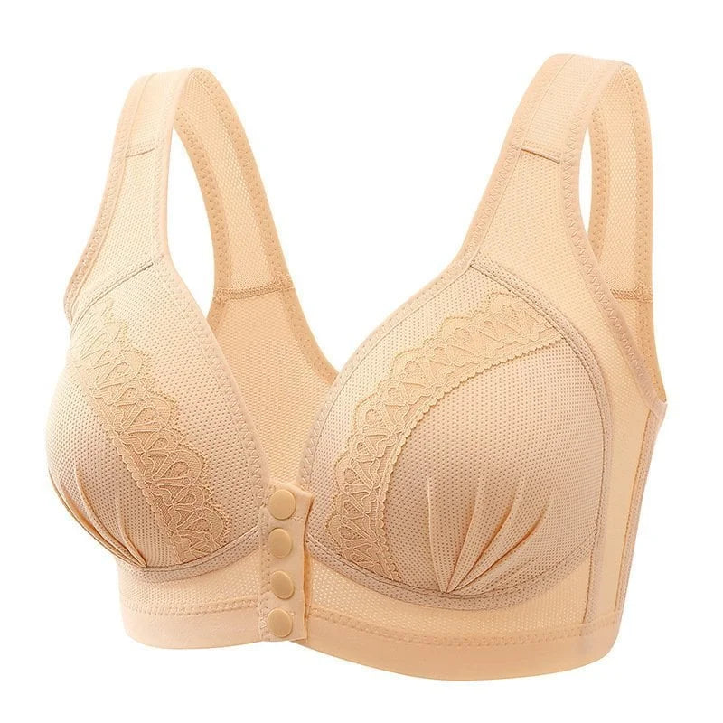 Buy 1 Get 2 Free-2024 breathable cotton bra with front button