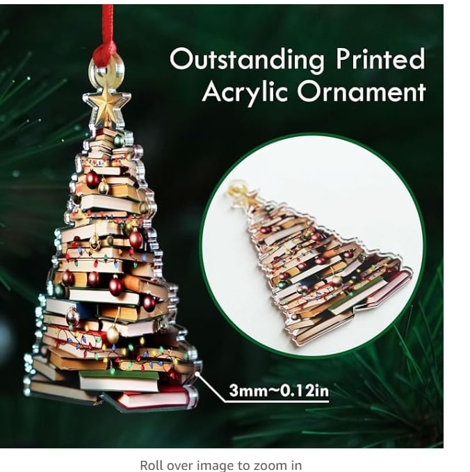 Christmas Book Tree Ornament