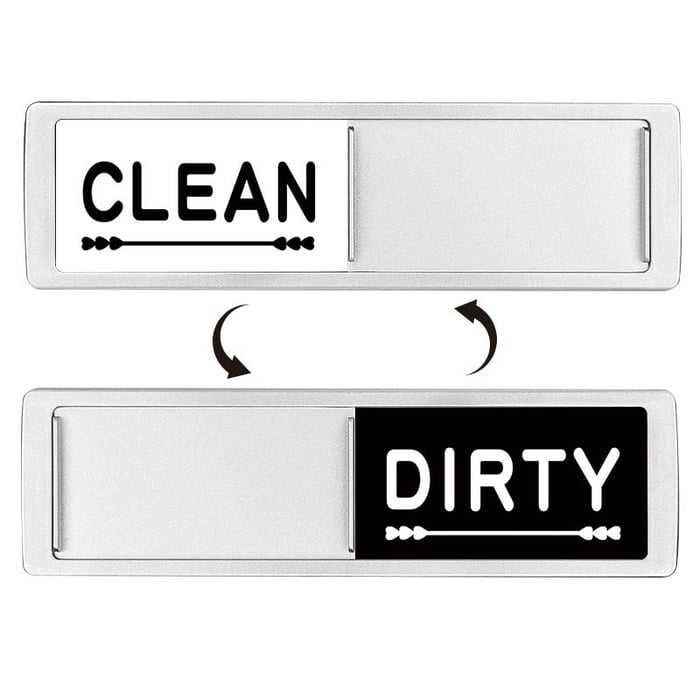 Clean Dirty Dishwasher Magnet Indicator Sign ✨