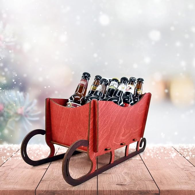 Christmas Reindeer Wine Bottle Holder Table Decoration