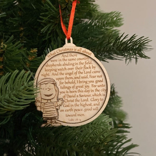 Cute Wood Ornament - What Christmas is all About