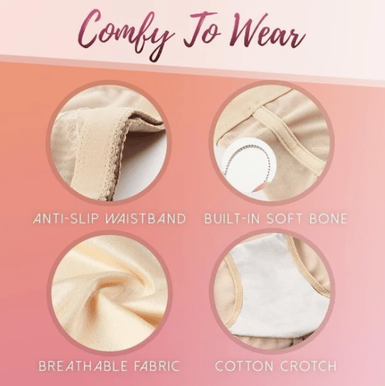 Cross Mesh Girdle for Waist Shaping