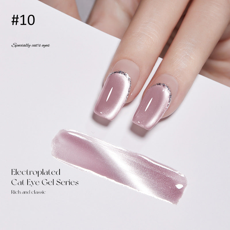 Crystal Wide Cat Eye Nail Gel Polish