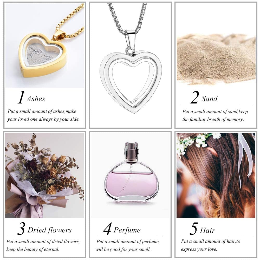Cremation Ash Memorial Pendant