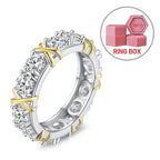 Cross Full Moissanite Diamond Ring