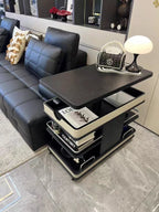 ✨Multifunctional Convertible Lift Table Coffee Table ☕ Living Room Adjustable Home Small Sofa Apartment Side Table With Four Small Sofa Stools