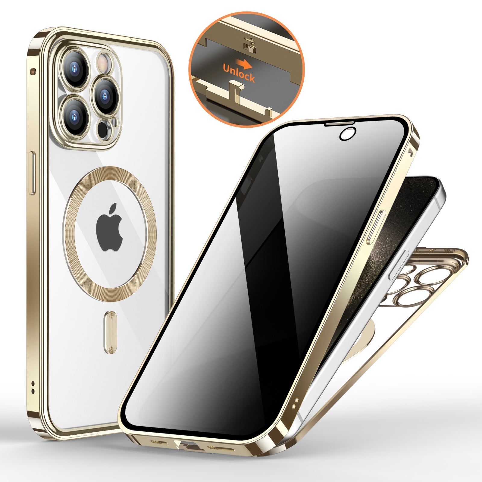 (🔥Last Day Promotion - 40% OFF)🔥📱iPhone Magnetic Privacy Case