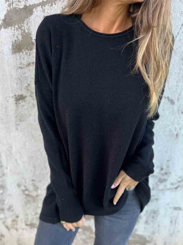 Button Back Long Sleeve Shirt