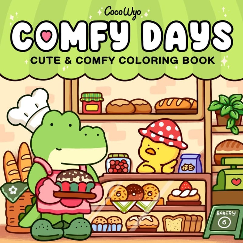 CUTE & COMFY COLORING BOOK