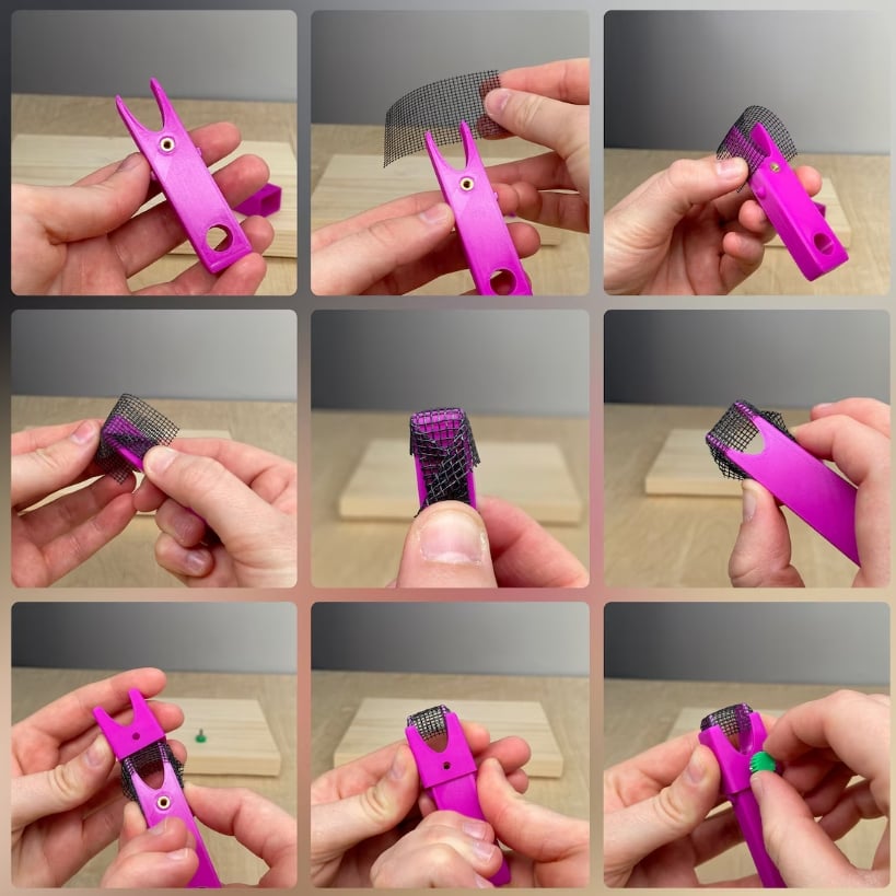 Clay Sanding Harp Tool