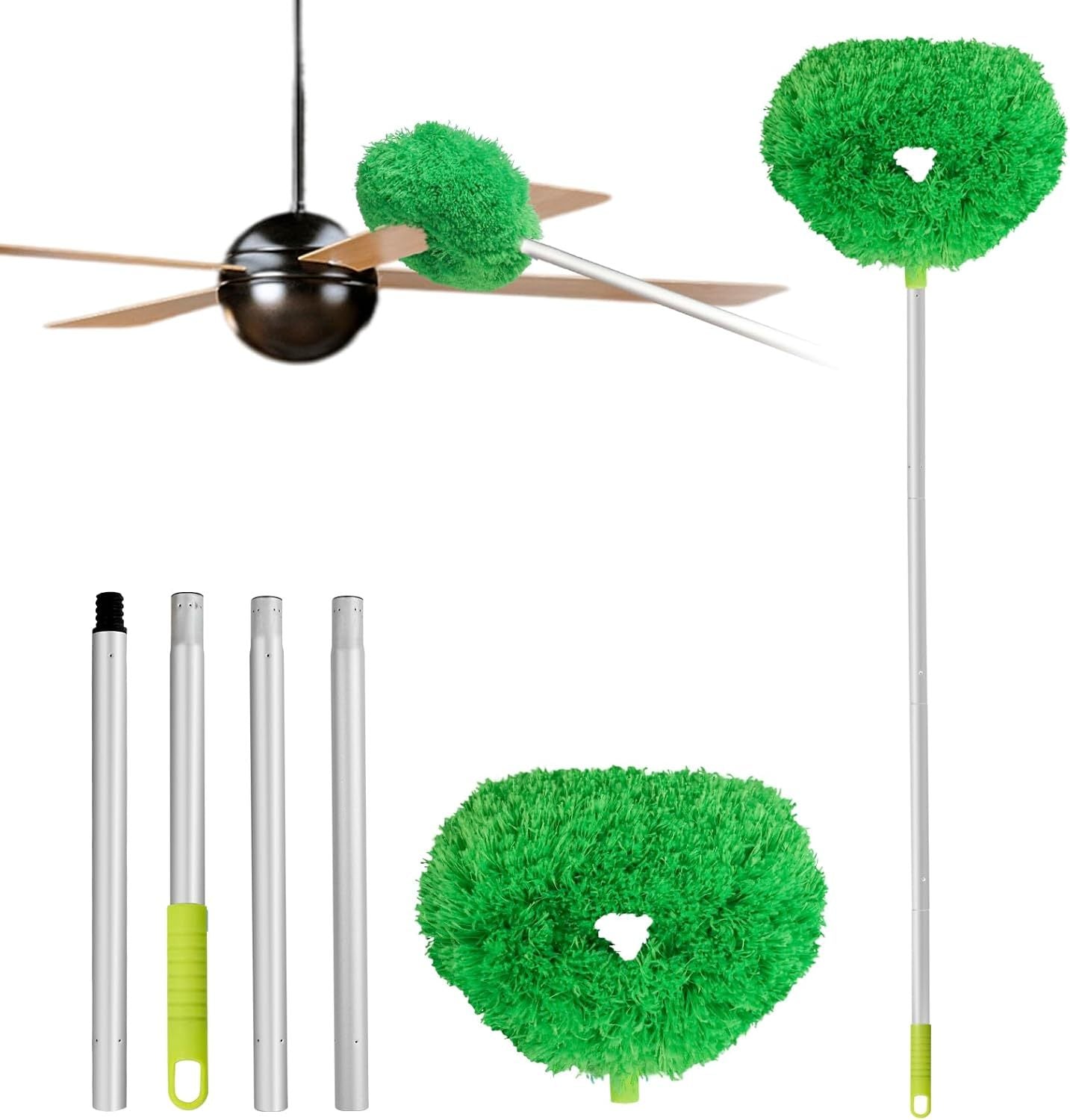 Ceiling Fan Duster With Extension Rod