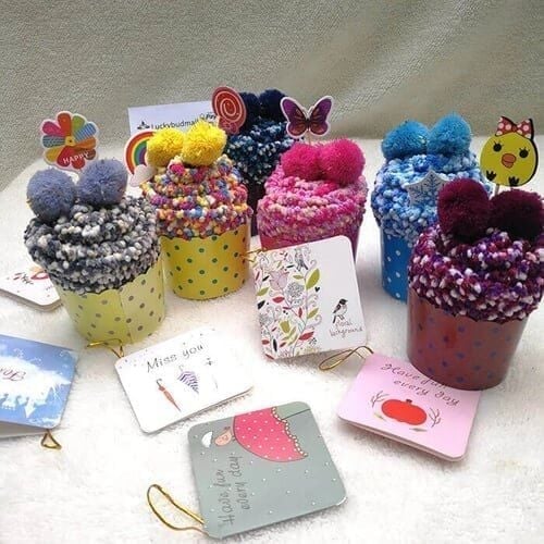 Cute Cake Winter Fuzzy Slipper Socks