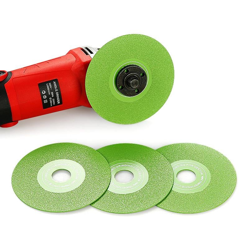 3pcs 115mm 22.23diameter of hole Rock plate flat grinding disc tile ceramic marble trimming 45 chamfering sanding extra wide fine sanding saw blade