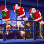(🔥2024 BEST GIFT TO FAMILY🔥)Electric Climbing Santa Claus Musical Toys