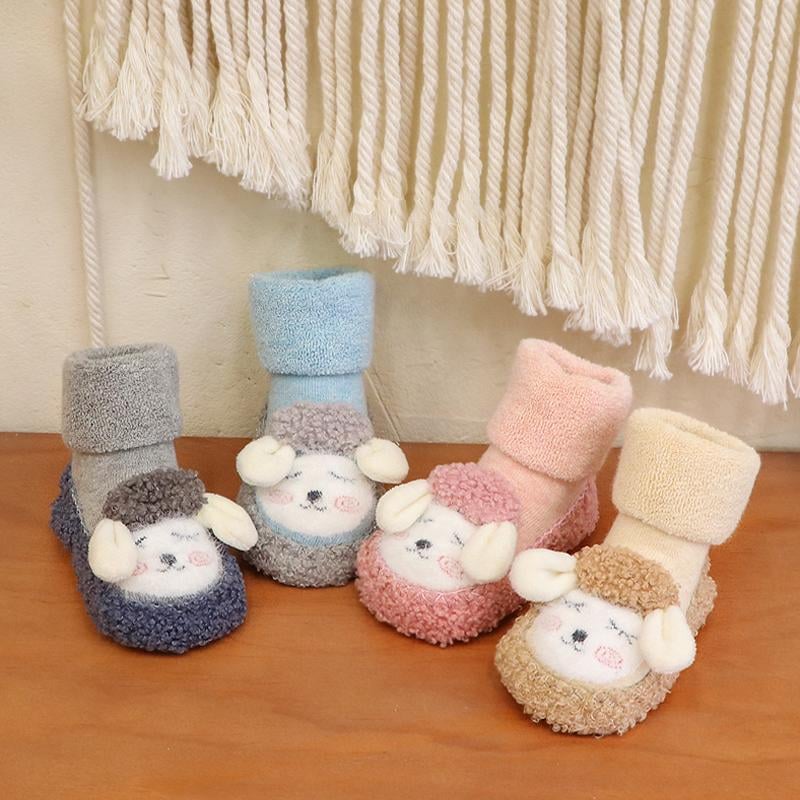 (🎁Hot Sale🎁) Baby Cartoon Plush Cotton Toddler Shoes