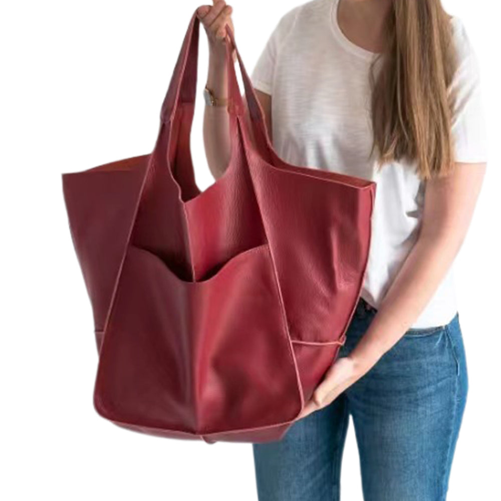 (🎄CHRISTMAS HOT SALE🎁) New Ladies Huge Oversized Leather Tote Bag