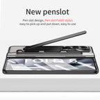 Armor Electroplated Shockproof Phone Case With Screen Protector For Galaxy Z Fold 6/5/4/3