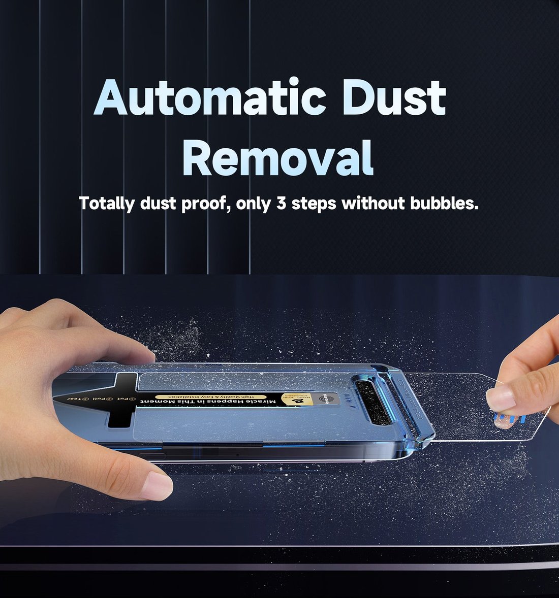 2025 New Upgraded Screen Protector For iPhone --Dust Free Without Bubbles