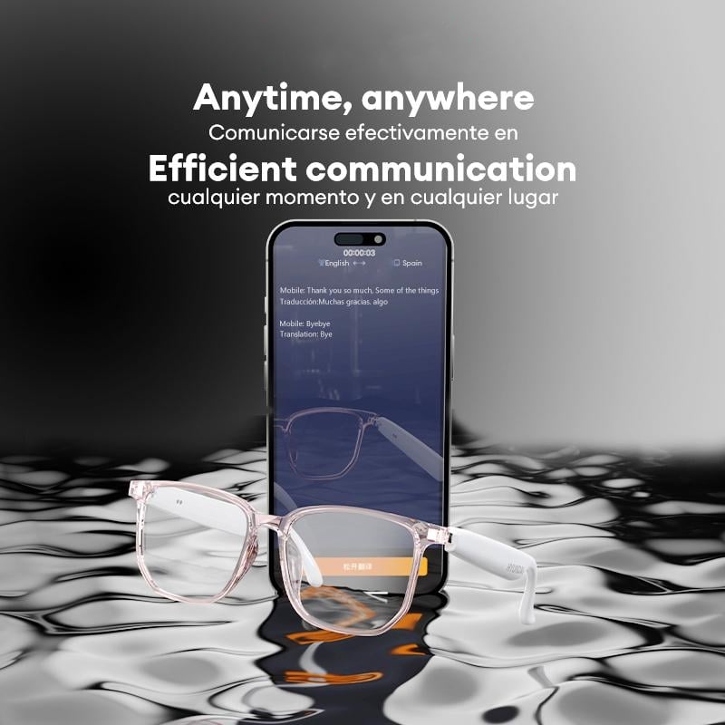 AI Wireless Bluetooth Translation Glasses